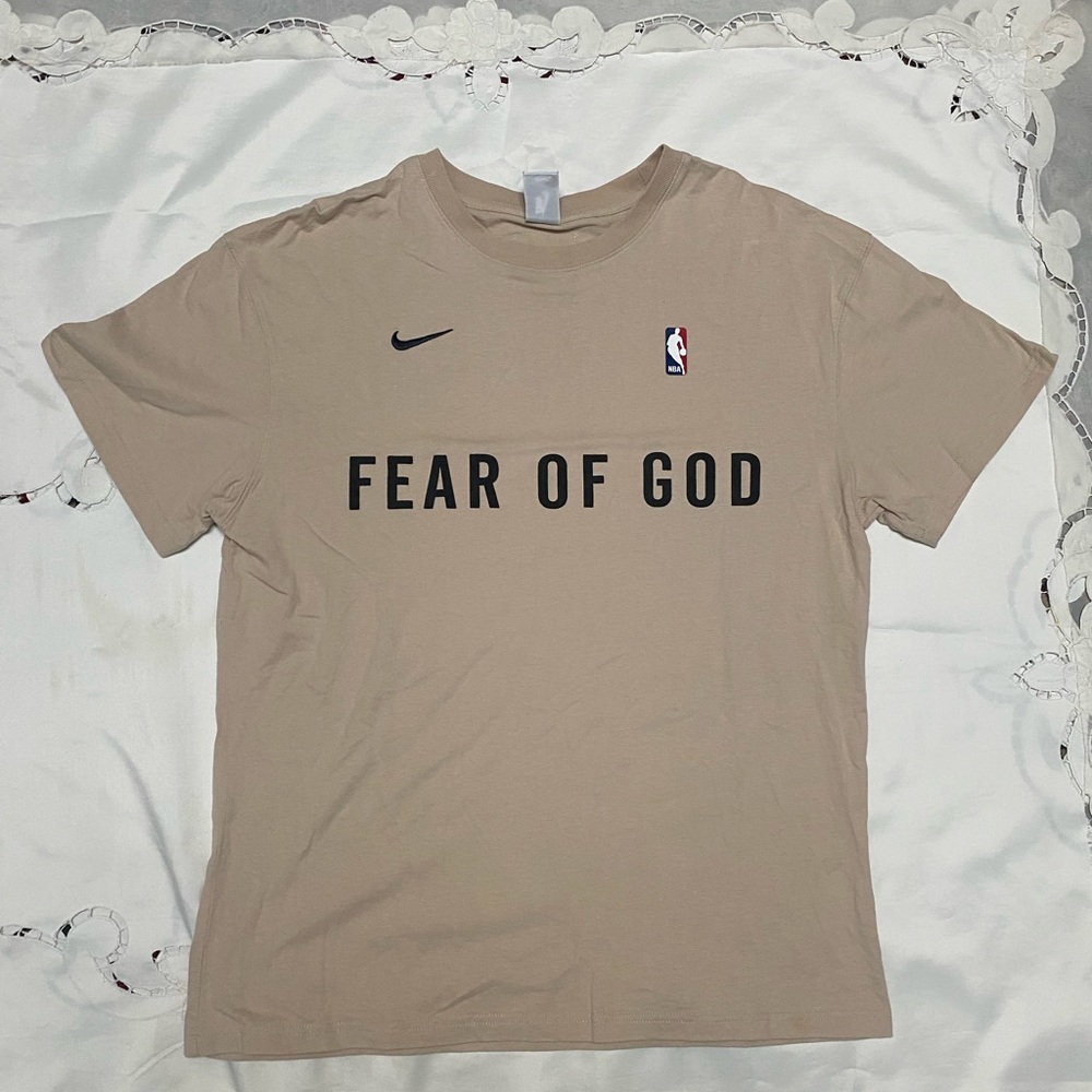 FEAR OF GOD NIKE NBA TEE SHIRT T-SHIRT MEN’S SIZE LARGE